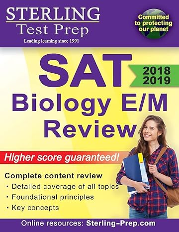 STERLING TEST PREP SAT BIOLOGY E/M REVIEW :$bcomplete content review.