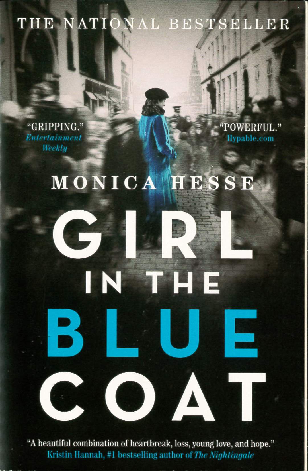 Girl in the blue coat /