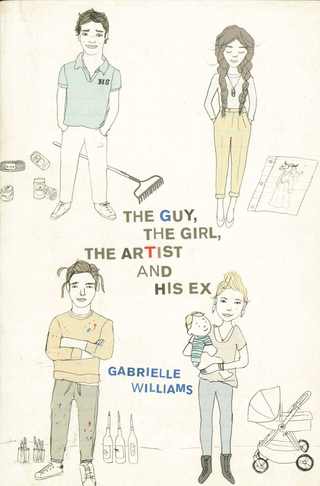 The guy, the girl, the artist and his ex /
