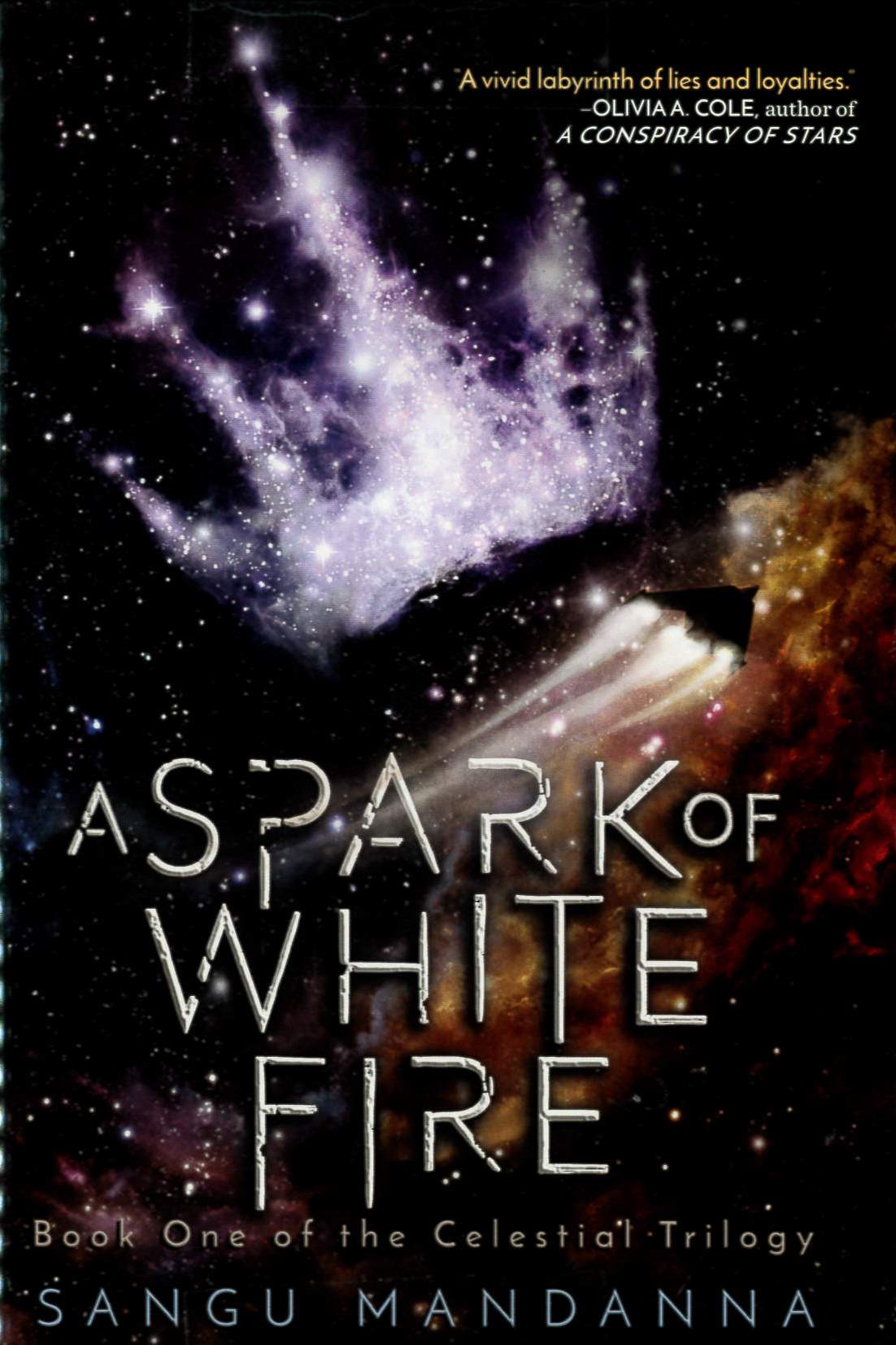 A spark of white fire /