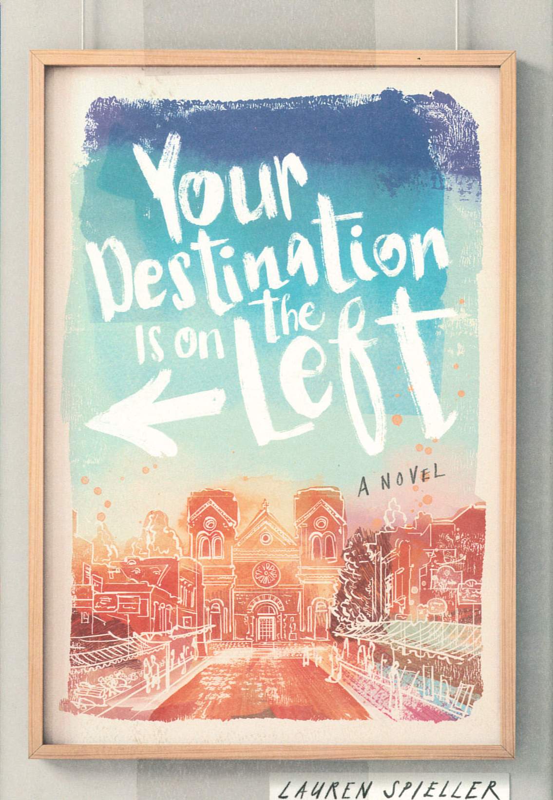 Your destination is on the left /