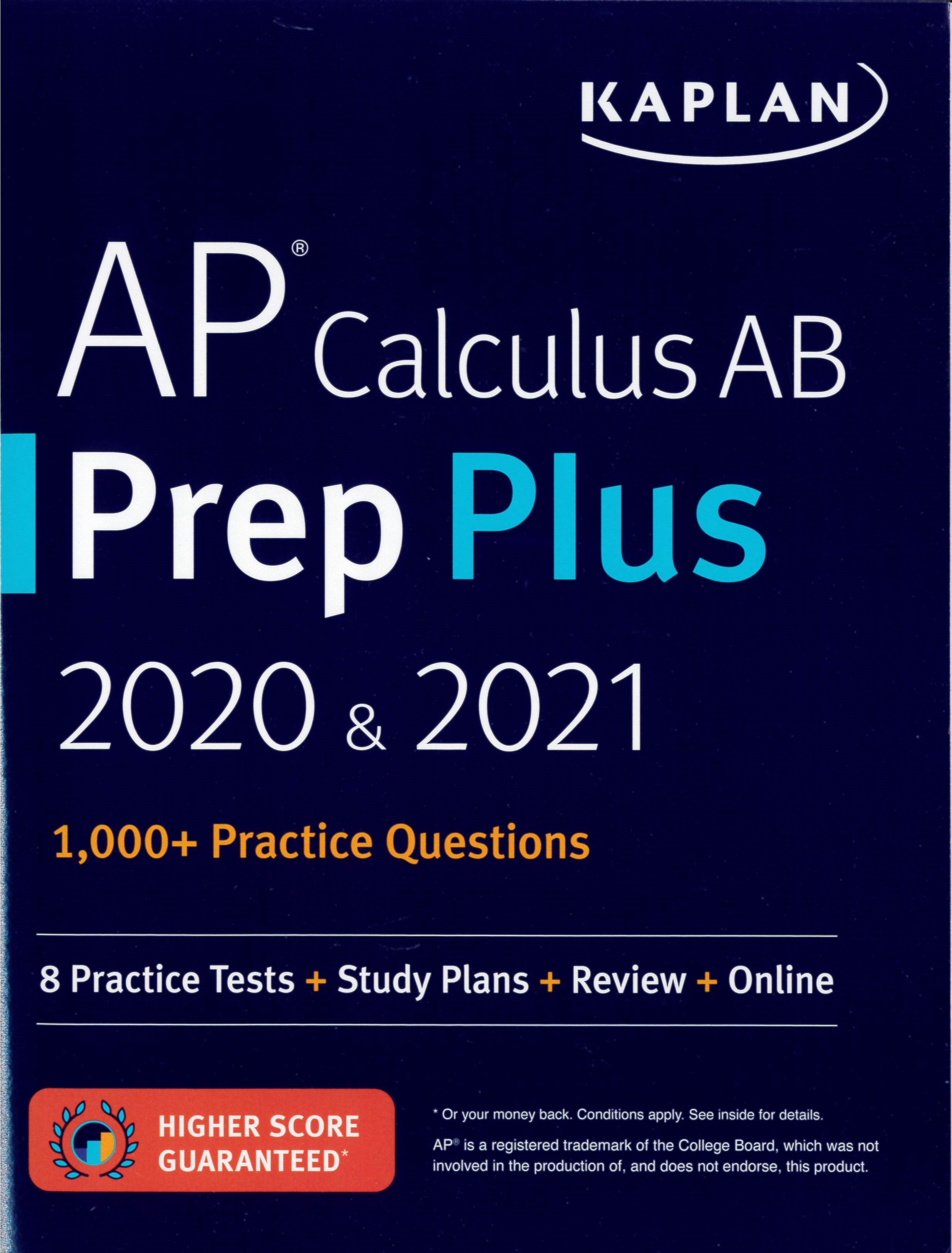 AP Calculus AB Prep Plus 2020 & 2021 : 1000+ Practice Questions /