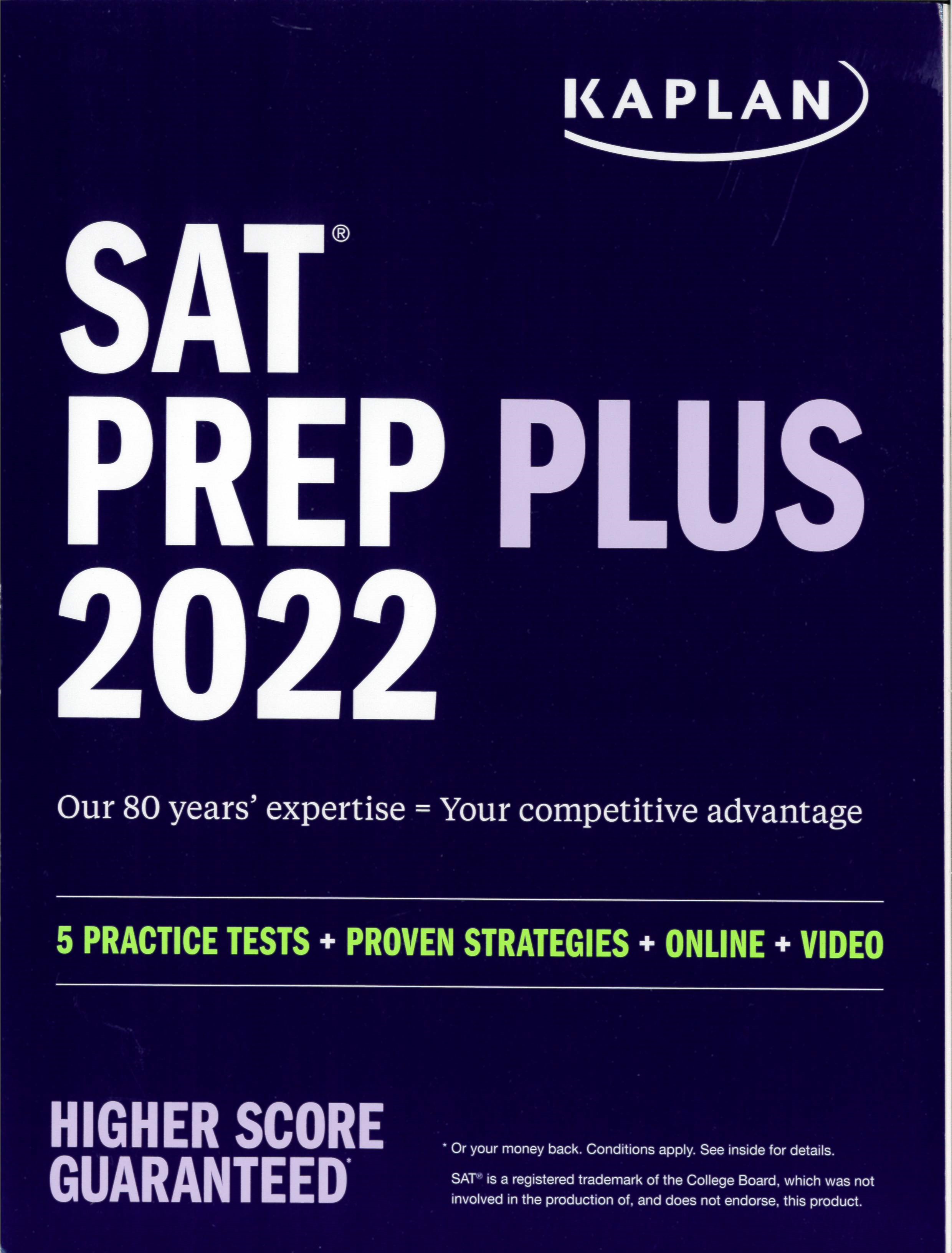 SAT® prep plus 2022.