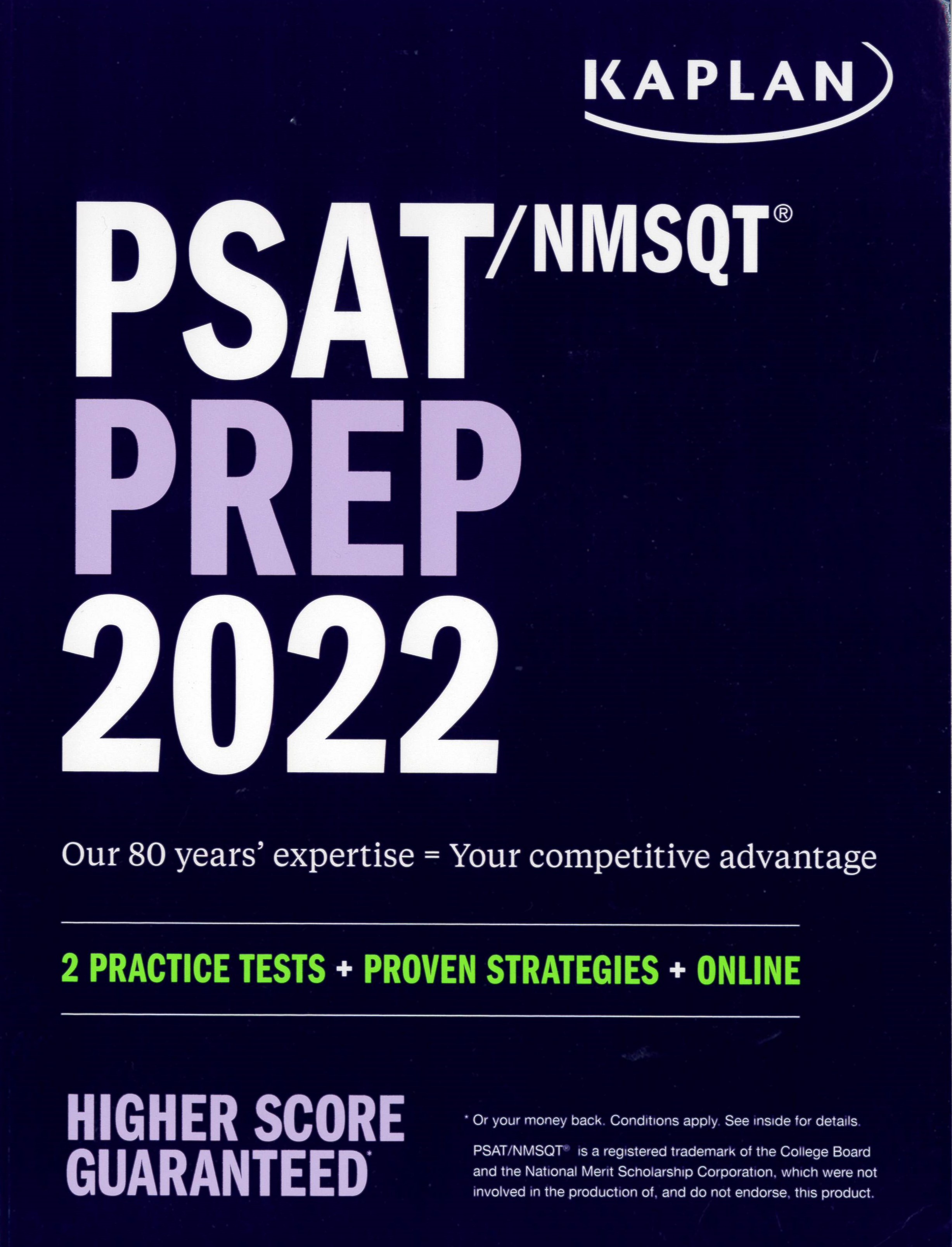 PSAT/NMSQT Prep 2022 : 2 Practice Tests + Proven Strategies + Online /