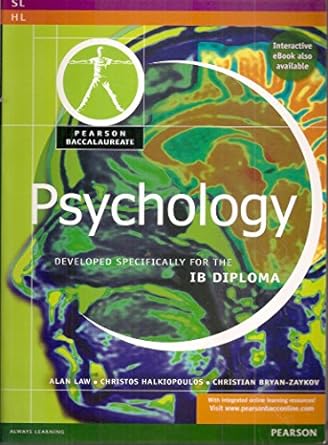 Psychology [higher level] developed specifically for the IB diploma