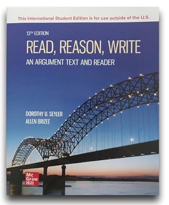 Read, reason, write : an argument text and reader /
