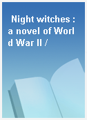 Night witches : a novel of World War II /
